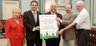 Freeholders recognize open space projects Freeholders recognize open space projects