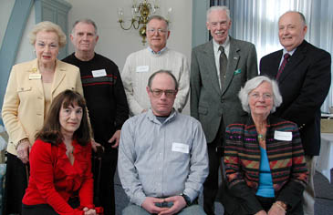 Freeholder Director Lillian G. Burry thanked the county Park System's 1000 hour volunteers for their service - Alex Osnato of Middletown (1,000 hours), Jim Henry of Middletown (4,000 hours), Recreation Commission Chairman Edward J. Loud and Park System Director James J. Truncer Freeholder Director Lillian G. Burry thanked the county Park System's 1000 hour volunteers for their service - Alex Osnato of Middletown (1,000 hours), Jim Henry of Middletown (4,000 hours), Recreation Commission Chairman Edward J. Loud and Park System Director James J. Truncer