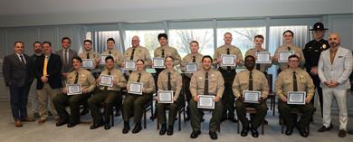Deputy Director DiRocco in a group photo with Monmouth County Park Ranger graduates and Park Officials Deputy Director DiRocco in a group photo with Monmouth County Park Ranger graduates and Park Officials